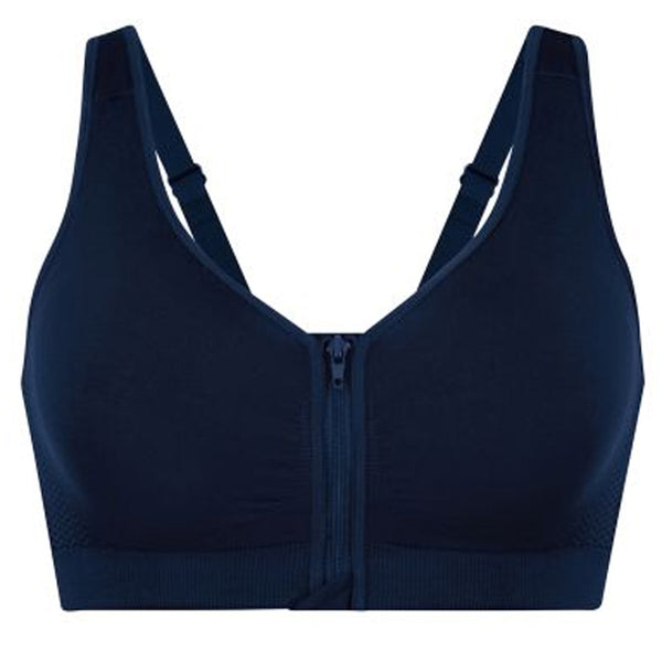 Lynn Maritime Blue Post Mastectomy Bra Bilateral