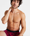 Aubade 'Eden Garden' Men's Boxer Short in Rose Pink & Black