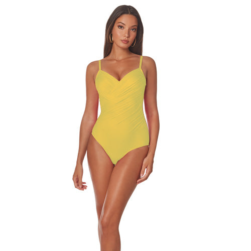 Roidal Ceylan-Touch collection 'Canne' Underwired Swimsuit (Yellow)