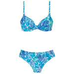 Tessy Coral collection 'Acapulco' & 'Aisca' Bikini Set in Blue