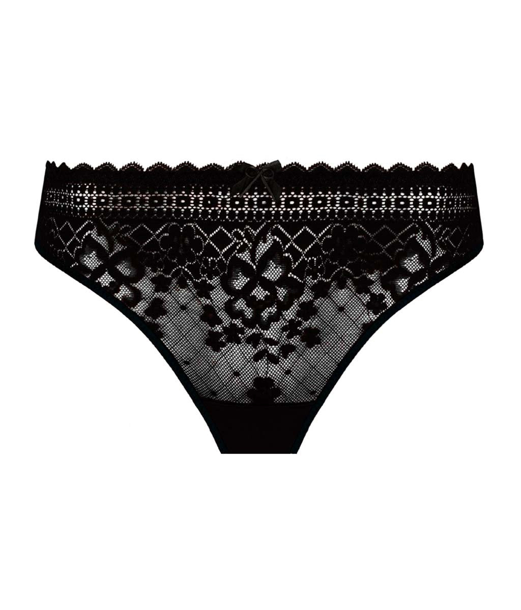 Empreinte 'Melody' (Black) Bikini Brief - Sandra Dee - Product Shot - Front