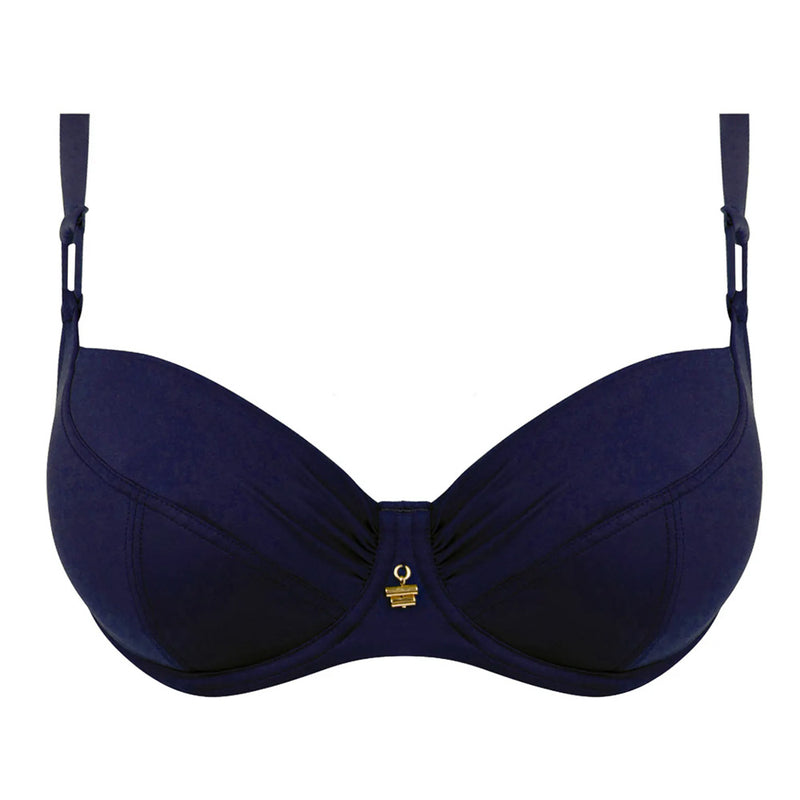 Lise Charmel 'Sublime Drape' Bikini Set With Seduction Brief (Marine Sublime / Navy)