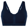 'Lynn' Dark Blue Post-Mastectomy Bra, by Anita (pack shot, front view).