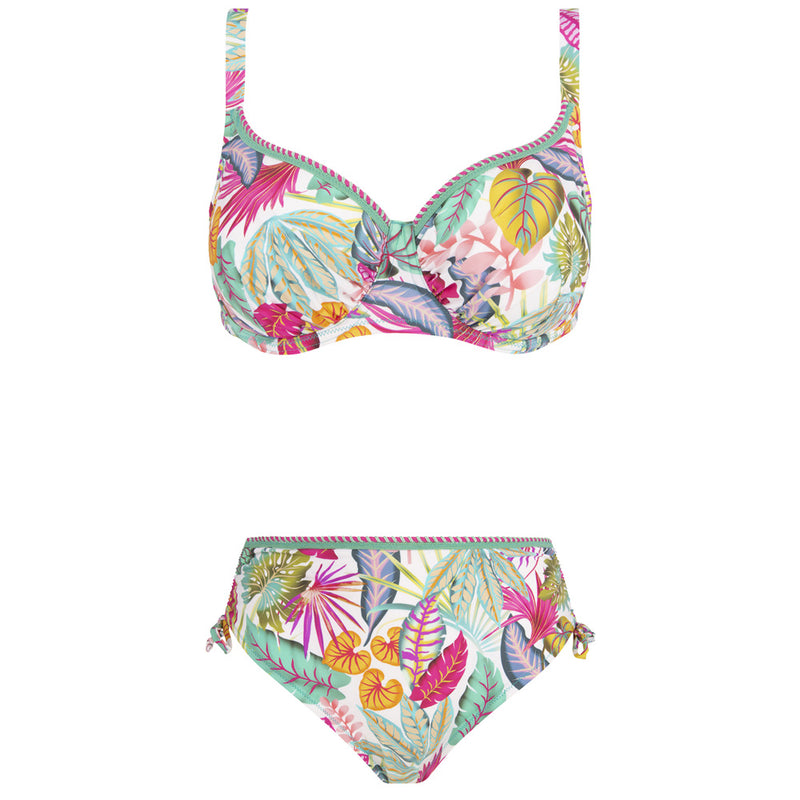 Antigel by Lise Charmel - La Muse Des Iles collection - Underwired Balconet Bikini Set (floral/multicolour)