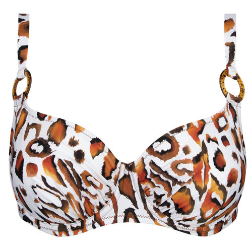 Antigel by Lise Charmel - La Muse Feline collection - Padded, Underwired Bikini (leopard print)