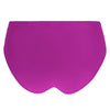 'La Chiquissima' Classic Bikini Brief With Side Ties, in Mer Améthyste (Fuchsia), by Antigel (pack shot, back).
