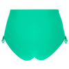 'La Chiquissima' High Waist Bikini Brief in Mer Emeraude (Emerald Green), by Antigel  (pack shot, back).