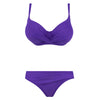 Antigel 'La Chiquissima' Bikini Set (Half Cup Balconette with Classic Brief) in Mer Purple