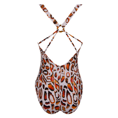Antigel by Lise Charmel - La Muse Feline collection - Soft Cup Swimsuit (leopard print)