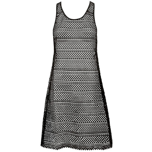 'By The Sea' Black Tunic, by Aubade  (pack shot, front view).