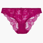 Pack shot (front) of 'Danse des Sens' Italian Brief in dark fuchsia, by Aubade.