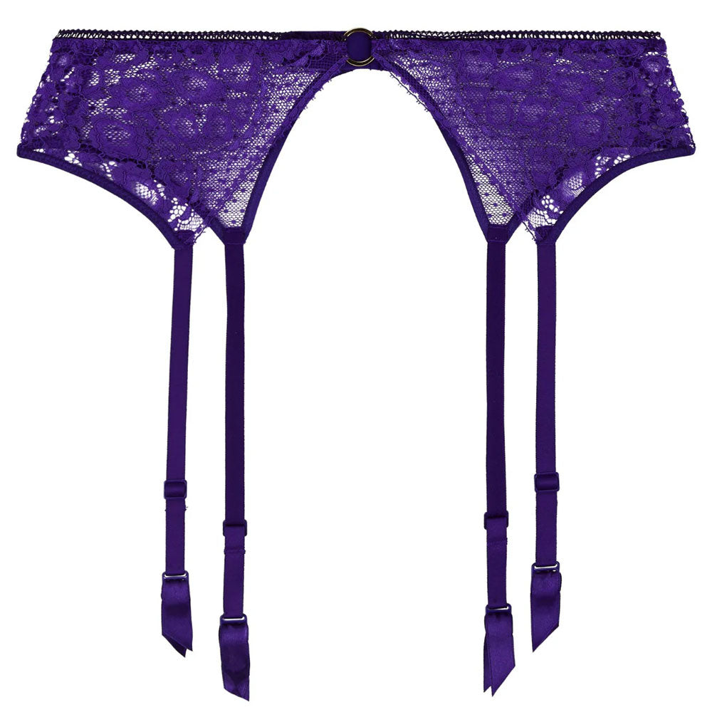Aubade 'Illusion Fauve' Violet Suspender Belt | Sandra Dee Aubade 'Illusion Fauve' Violet Suspender Belt | Sandra Dee