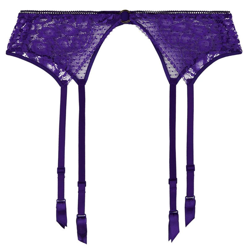Aubade 'Illusion Fauve' Violet Suspender Belt | Sandra Dee Aubade 'Illusion Fauve' Violet Suspender Belt | Sandra Dee
