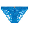 'Love Soul' Blue Lace Italian Brief, by Aubade (pack shot, front).