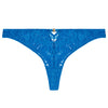 'Love Soul' Blue Lace Thong, by Aubade (pack shot, front).