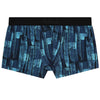 'Denim Art' Blue Boxer Short, by Aubade (pack shot, front view).