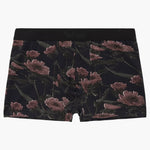 'Blurred Flowers' Boxer Shorts by Aubade (pack shot, front view).