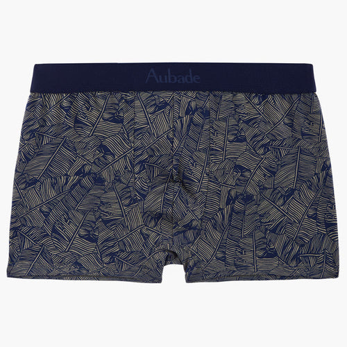 'Marine Palm' Boxer Short, by Aubade (pack shot, view).
