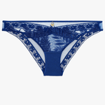 'Paranthese Tropicale' Mini-Coeur Brief in Elek (Electric Blue) by Aubade (pack shot).