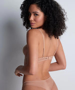 Aubade 'Sheer Emotion' Sand Plunge Triangle Bra