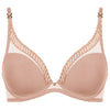 Aubade 'Sheer Emotion' Sand Plunge Triangle Bra
