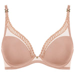 Aubade 'Sheer Emotion' Sand Plunge Triangle Bra