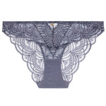'Vibes' Denim Blue Italian Brief, by Aubade (pack shot, front view).