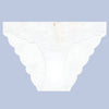 'Vibes' White Italian Brief, by Aubade (pack shot, front view).