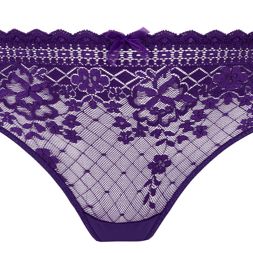 Empreinte 'Melody' Violet Brief (pack shot, front close-up).