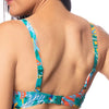 Model wearing 'Color' bikini underwired bikini top by Empreinte (back).