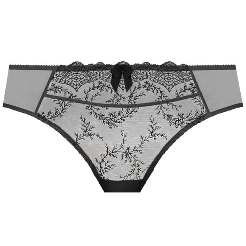 'Louise' Brief in Ombre (Black), by Empreinte (pack shot).