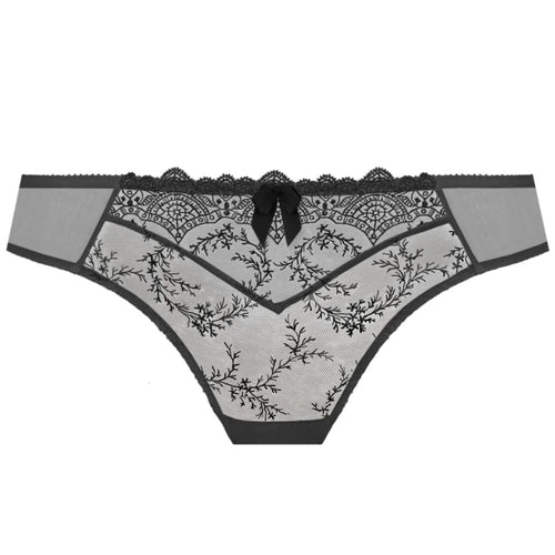 'Louise' Thong in Ombre (Black), by Empreinte (pack shot).