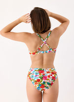 Janine Robin 'Donatella' Multicolour Padded Bikini Set