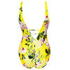 Lise Charmel 'Jardin Delice' Yellow Swimsuit (pack shot, back).