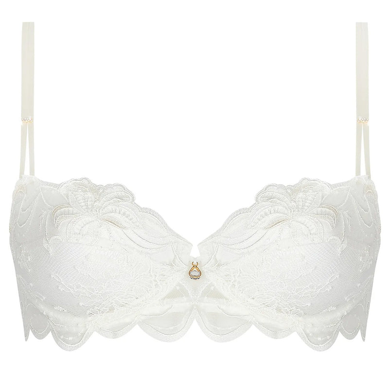'Bellissime Amour' Ivory Half Cup Bra, by Lise Charmel (pack shot, front view).