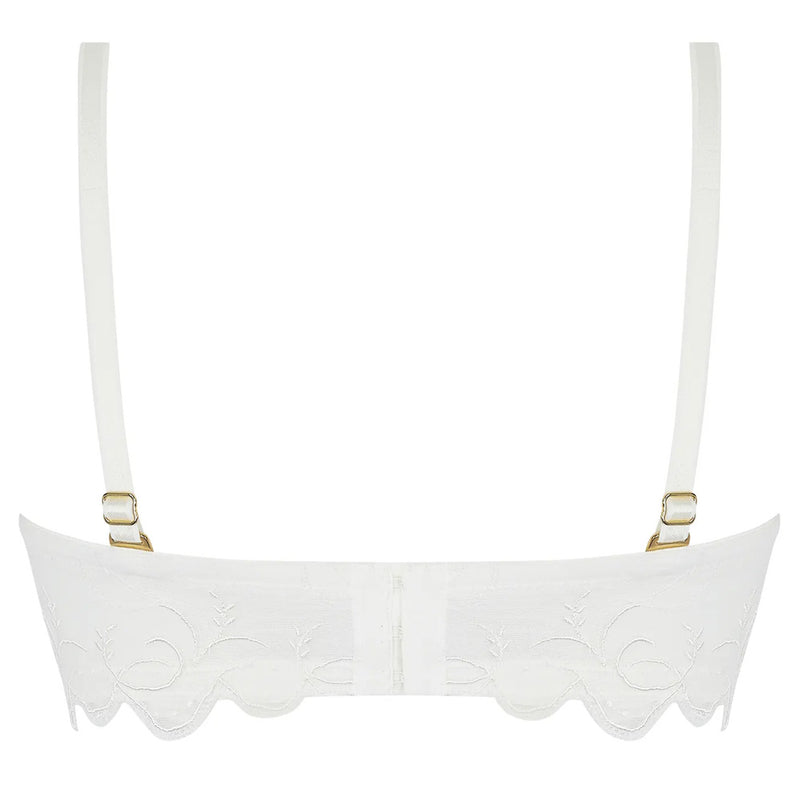 Lise Charmel 'Bellissime Amour' Ivory Contour Strapless Bra (pack shot, back view).