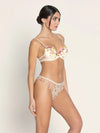 Model wearing Lise Charmel 'Folie d'Été' Floral Contour Bra (side view).