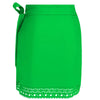 'Ajourage Couture' Green Pareo/Wrap Skirt, by Lise Charmel (pack shot, back).