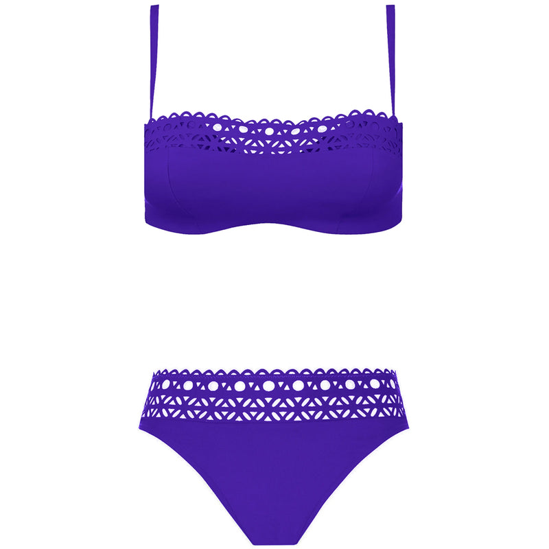 'Ajourage Couture' Iris Strapless Bikini Set, by Lise Charmel (pack shot, front).