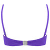 Lise Charmel 'Ajourage Couture' Padded Strapless Bikini Top in Iris Couture (Purple)