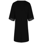 'Ajourage Couture' Black Kaftan, by Lise Charmel (pack shot, back).