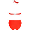 Lise Charmel 'Ajourage Couture' Orange Halterneck Bikini Set (pack shot, back).