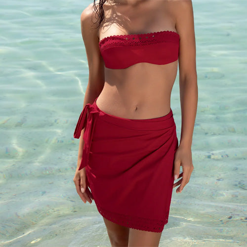 Lise Charmel 'Ajourage Couture' Skirt/Pareo (red/tango couture)