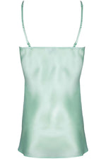 'Amour Nymphea' Camisole in Jade Aqua, by Lise Charmel (pack shot, back).