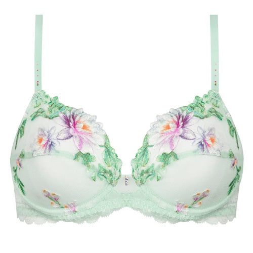 Lise Charmel Amour Nymphea collection Full Cup Bra (pale green/jade aqua)