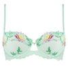 Lise Charmel Amour Nymphea collection Half Cup Bra (pale green/jade aqua)
