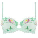 Lise Charmel Amour Nymphea collection Half Cup Bra (pale green/jade aqua)