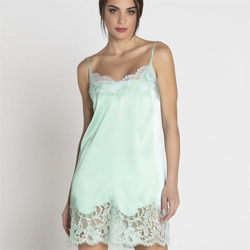 Lise Charmel Amour Nymphea collection Nightie (pale green/jade aqua)