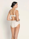 Model wearing 'Folie d'Été' Floral 3-Part Full Cup Bra, by Lise Charmel (back view).