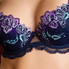 Lise Charmel 'Déesse Désirs' Midnight Blue Padded Plunge Bra